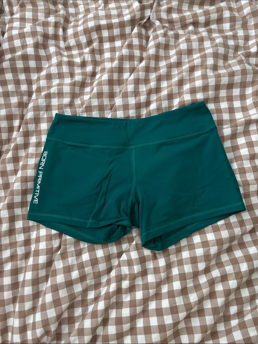 Born primitive green CrossFit shorts